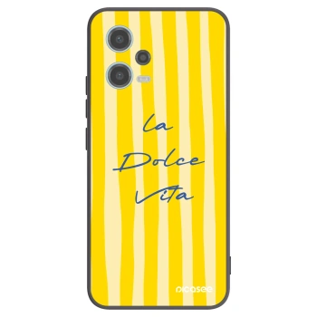 Picasee Xiaomi Redmi Note 12 5G Hülle - Schwarzes Silikon - Ladolcevita