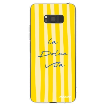 Picasee Samsung Galaxy S8 G950F Hülle - Transparentes Silikon - Ladolcevita