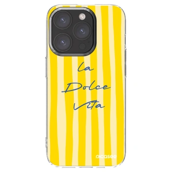 Picasee Apple iPhone 15 Pro Hülle - Transparentes Silikon - Ladolcevita