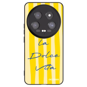 Picasee Xiaomi 14 Ultra Hülle - Schwarzes Silikon - Ladolcevita