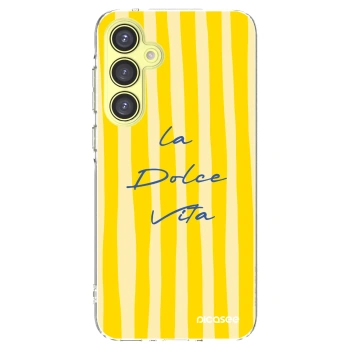 Picasee Samsung Galaxy A35 5G A356B Hülle - Transparentes Silikon - Ladolcevita