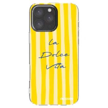 Picasee Apple iPhone 16 Pro Max Hülle - Transparentes Silikon - Ladolcevita