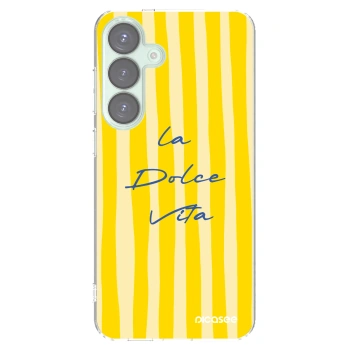 Picasee Samsung Galaxy S25+ 5G Hülle - Transparentes Silikon - Ladolcevita