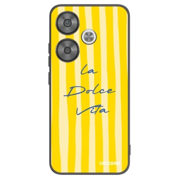 Picasee Xiaomi Poco F6 Hülle - Schwarzes Silikon - Ladolcevita