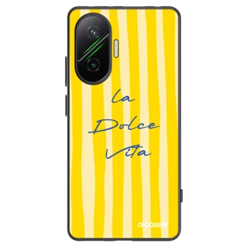 Picasee Xiaomi Poco F7 Pro 5G Hülle - Schwarzes Silikon - Ladolcevita