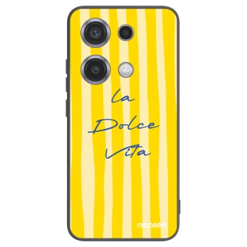 Picasee Xiaomi Redmi Note 14S Hülle - Schwarzes Silikon - Ladolcevita