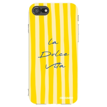 Picasee Apple iPhone 8 Hülle - Transparentes Silikon - Ladolcevita