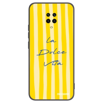 Picasee Xiaomi Redmi Note 9 Pro Hülle - Schwarzes Silikon - Ladolcevita