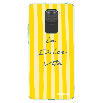 Picasee Xiaomi Redmi Note 9 Hülle - Schwarzes Silikon - Ladolcevita