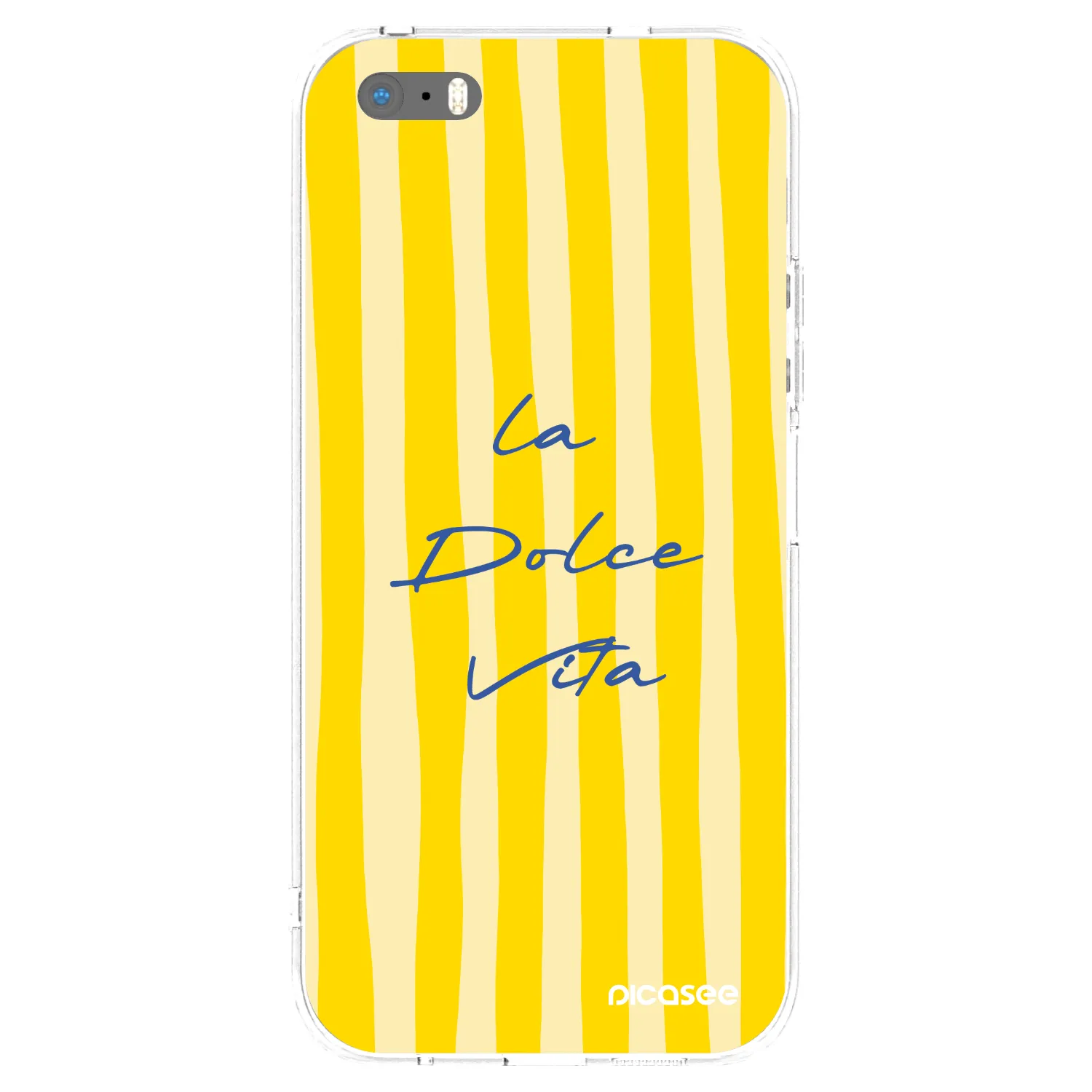 Picasee Apple iPhone 5/5S/SE Hülle - Transparentes Silikon - Ladolcevita