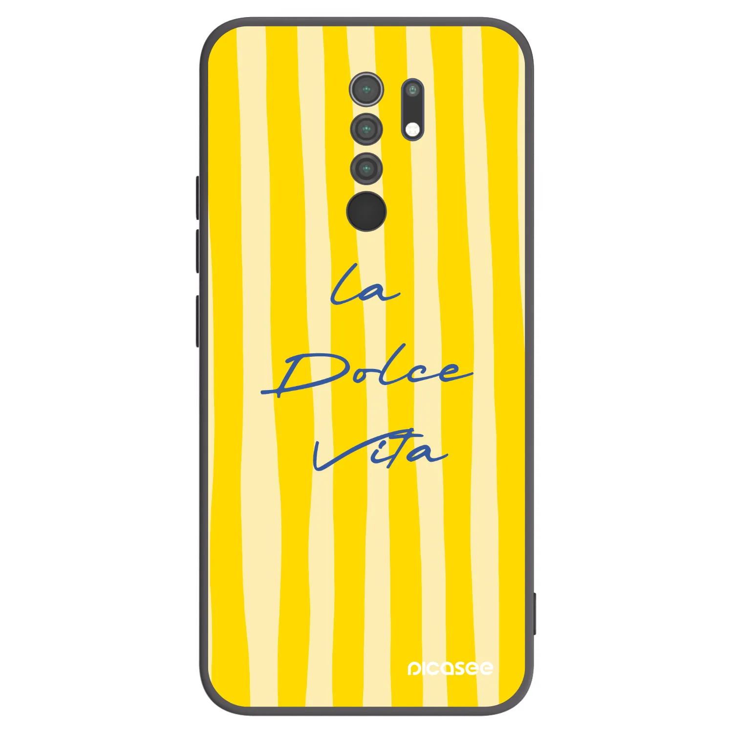 Picasee Xiaomi Redmi 9 Hülle - Schwarzes Silikon - Ladolcevita