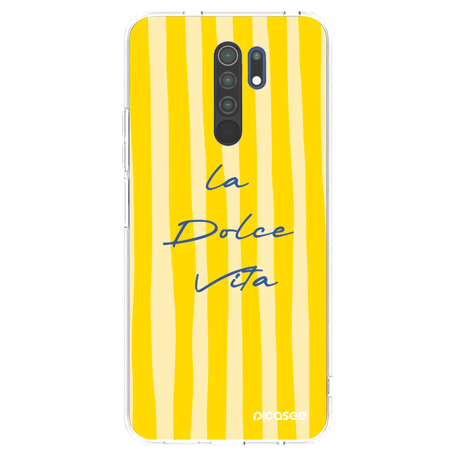 Picasee Xiaomi Redmi 9 Hülle - Transparentes Silikon - Ladolcevita