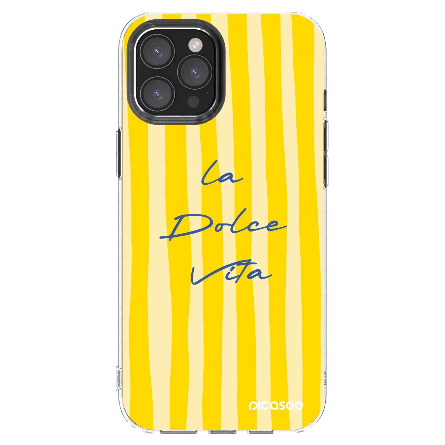 Picasee Apple iPhone 12 Pro Max Hülle - Transparentes Silikon - Ladolcevita