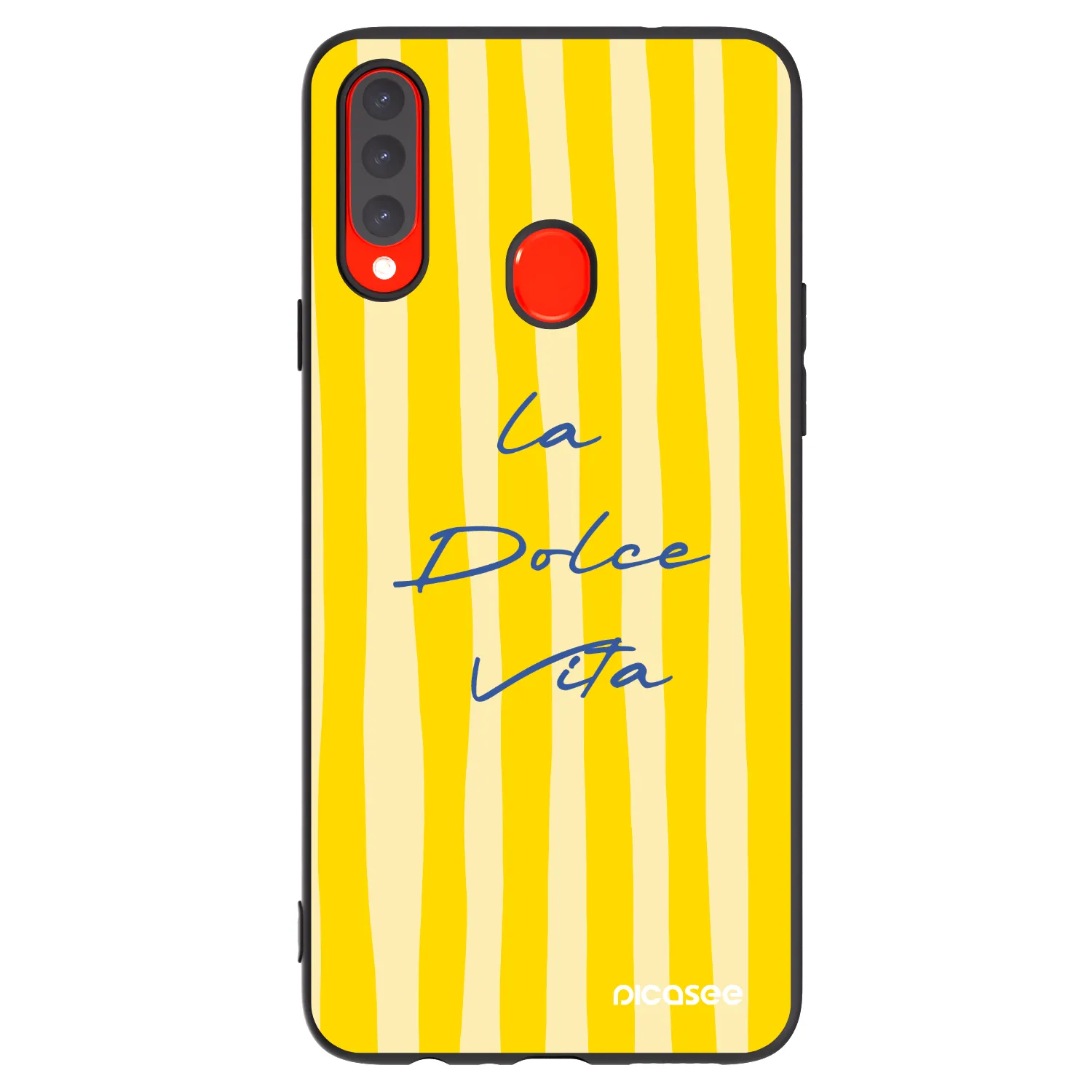 Picasee Samsung Galaxy A20s Hülle - Schwarzes Silikon - Ladolcevita