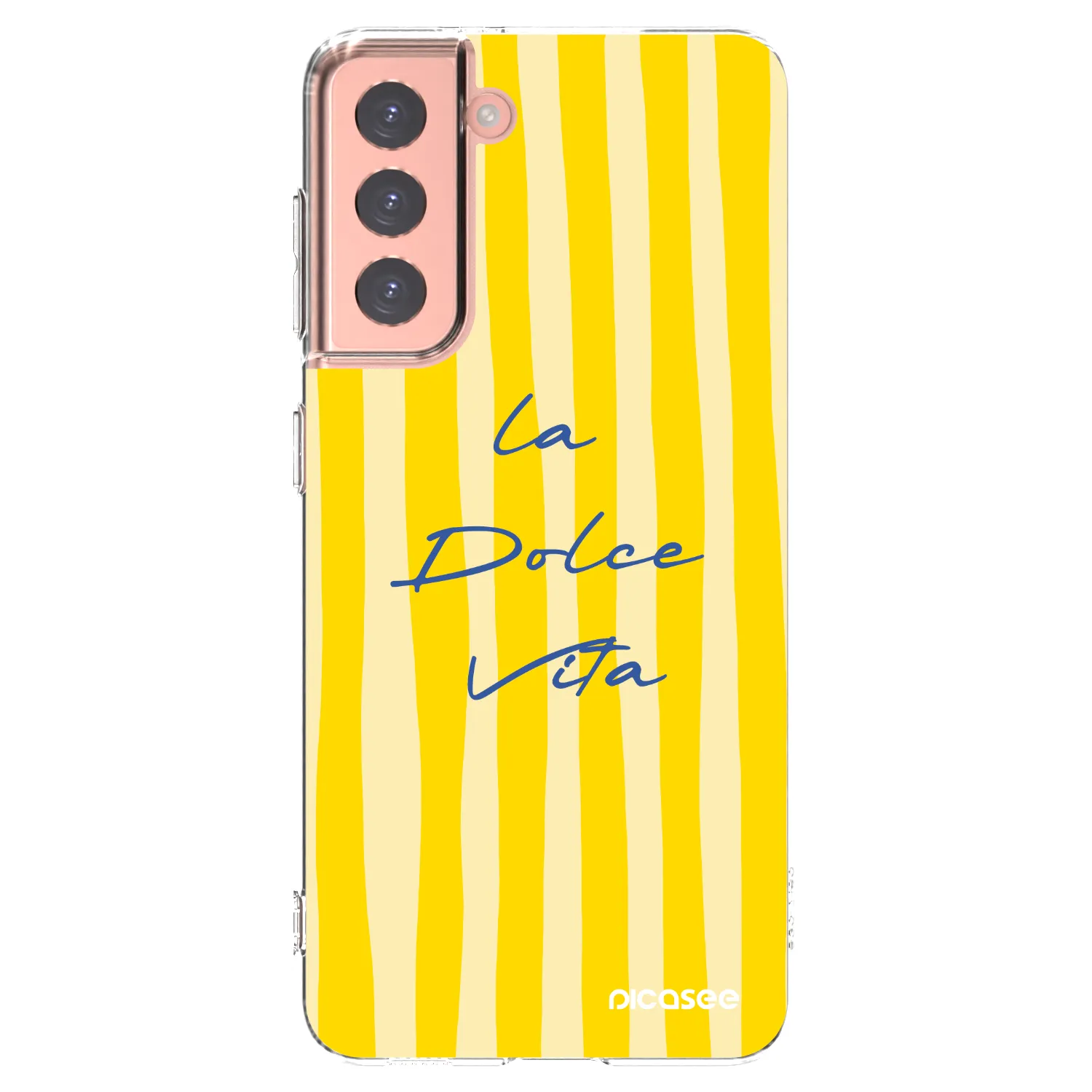Picasee Samsung Galaxy S21 5G G991B Hülle - Transparentes Silikon - Ladolcevita