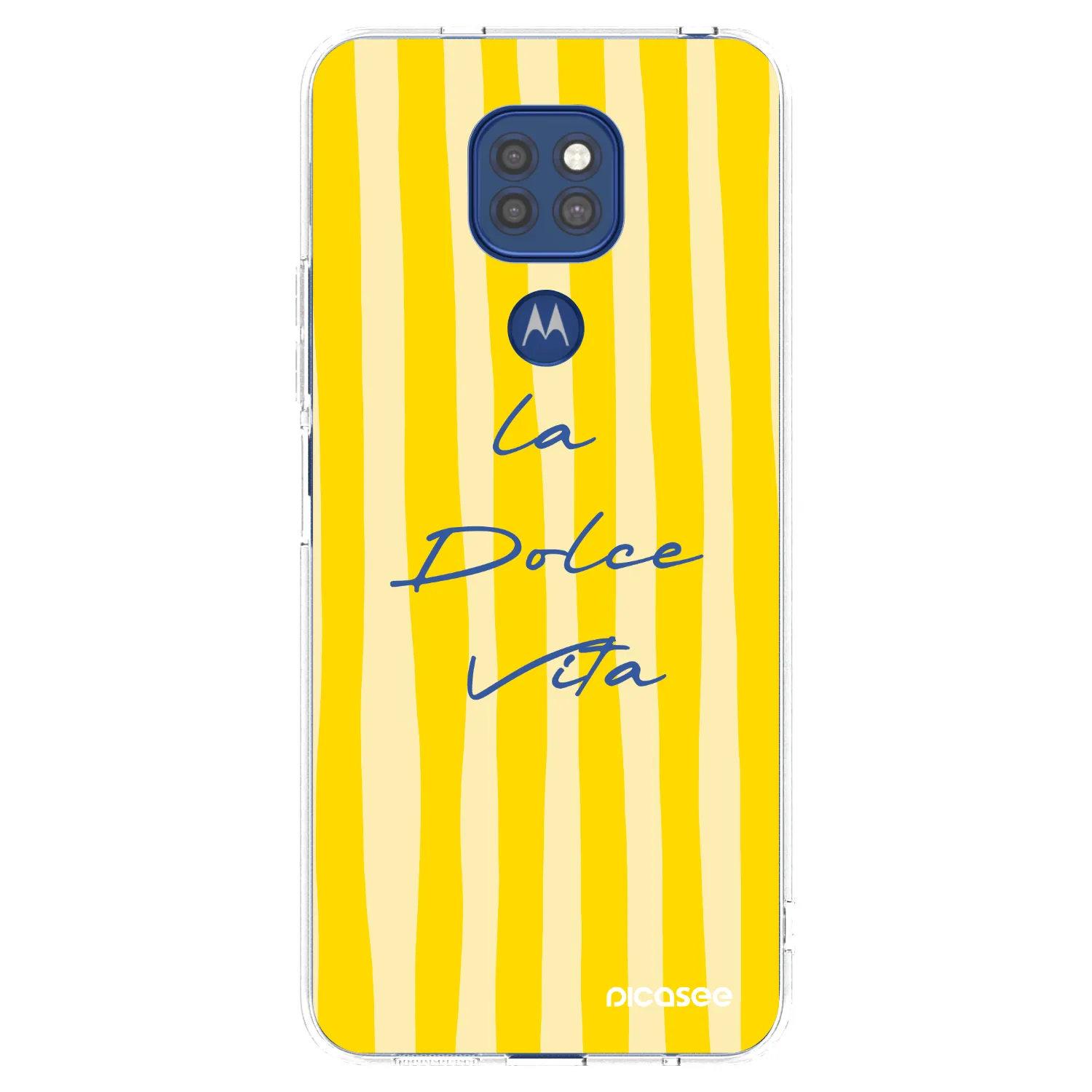 Picasee Motorola Moto G9 Play Hülle - Transparentes Silikon - Ladolcevita