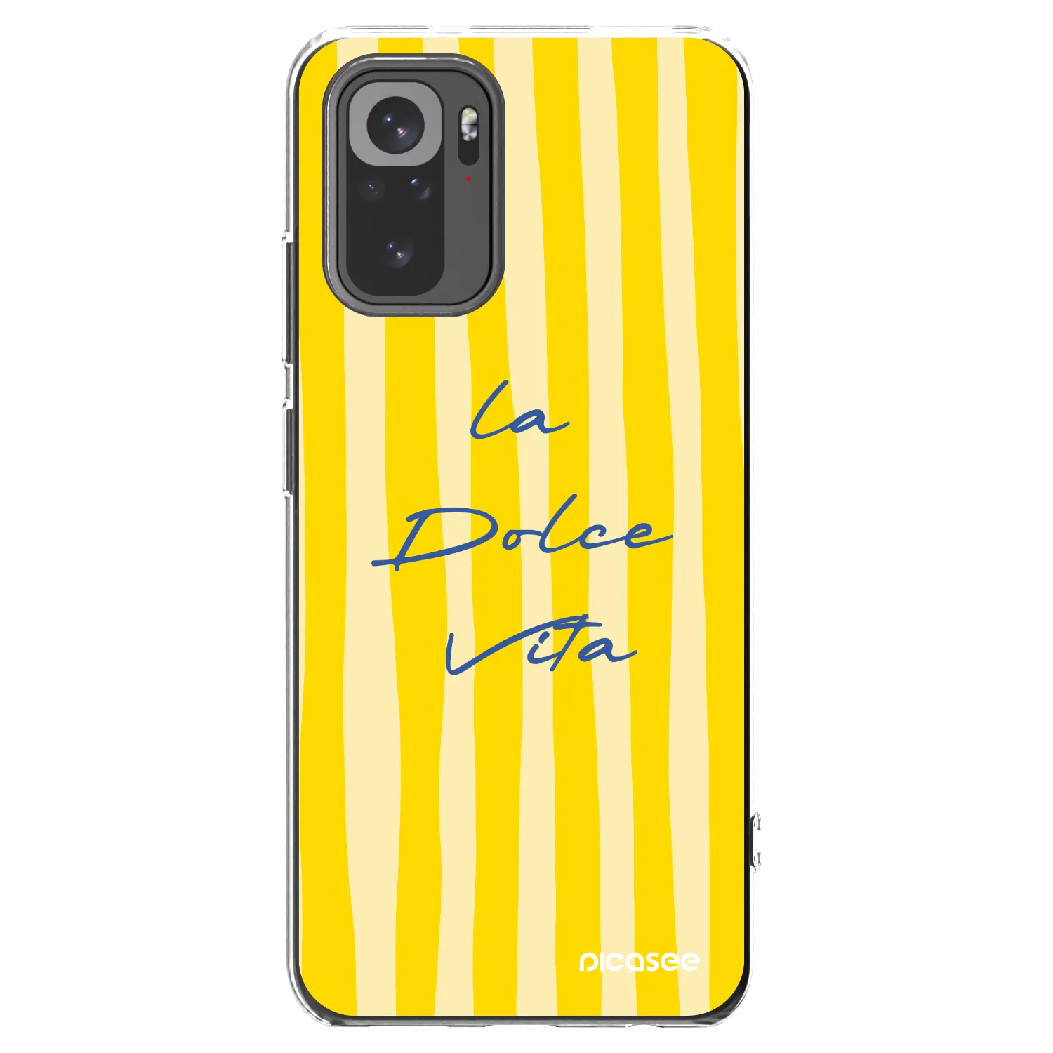 Picasee Xiaomi Redmi Note 10 Hülle - Transparentes Silikon - Ladolcevita