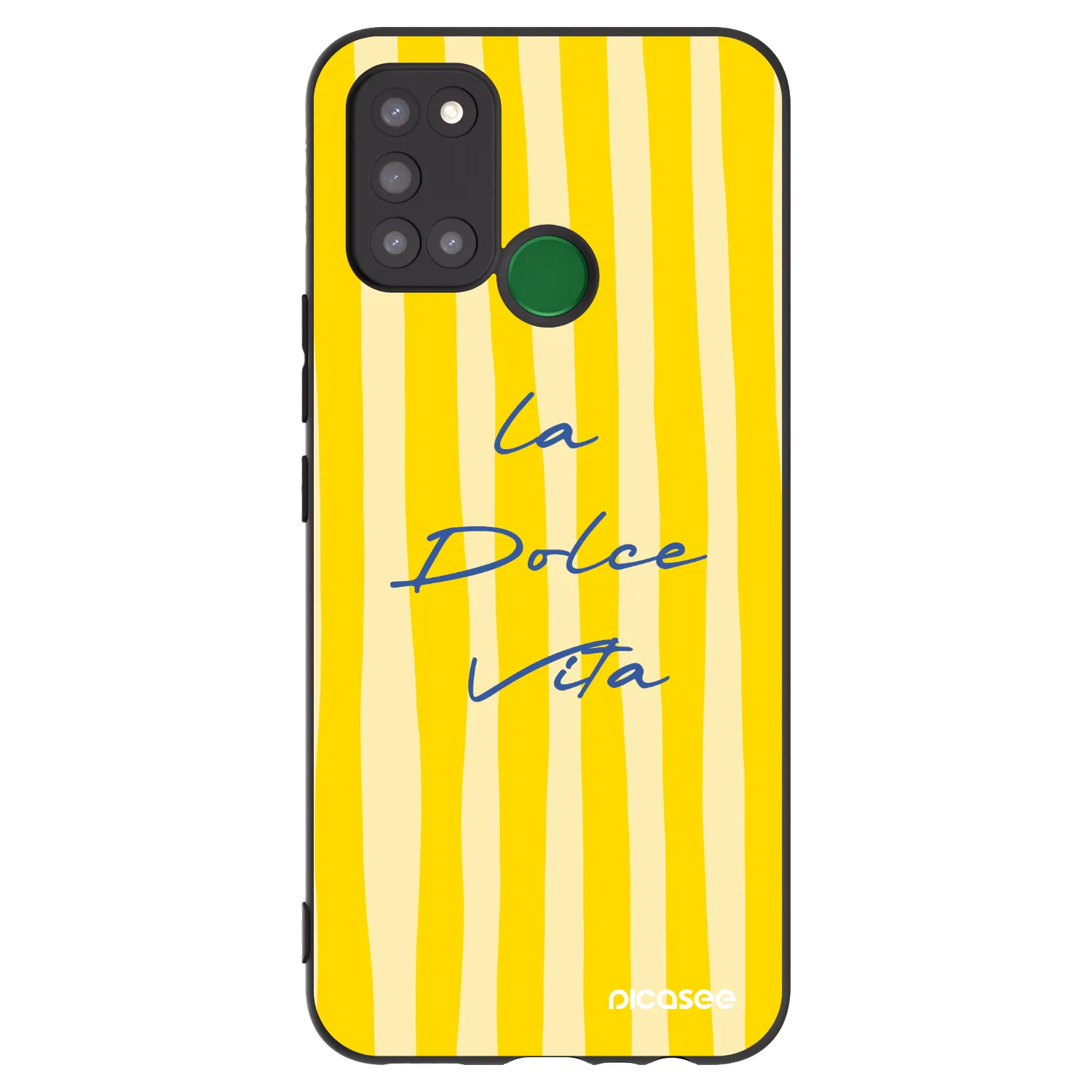 Picasee Realme 7i Hülle - Schwarzes Silikon - Ladolcevita