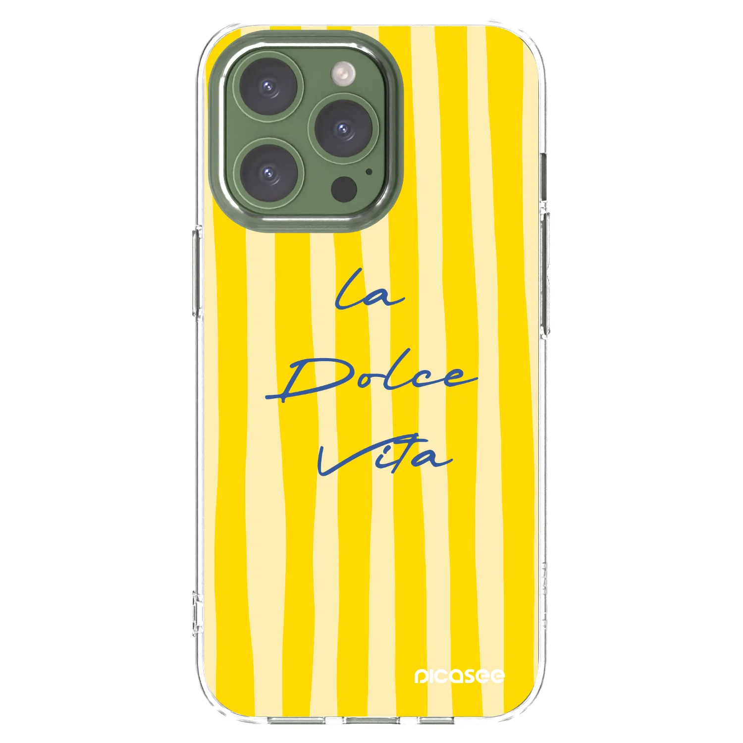 Picasee Apple iPhone 13 Pro Hülle - Transparentes Silikon - Ladolcevita