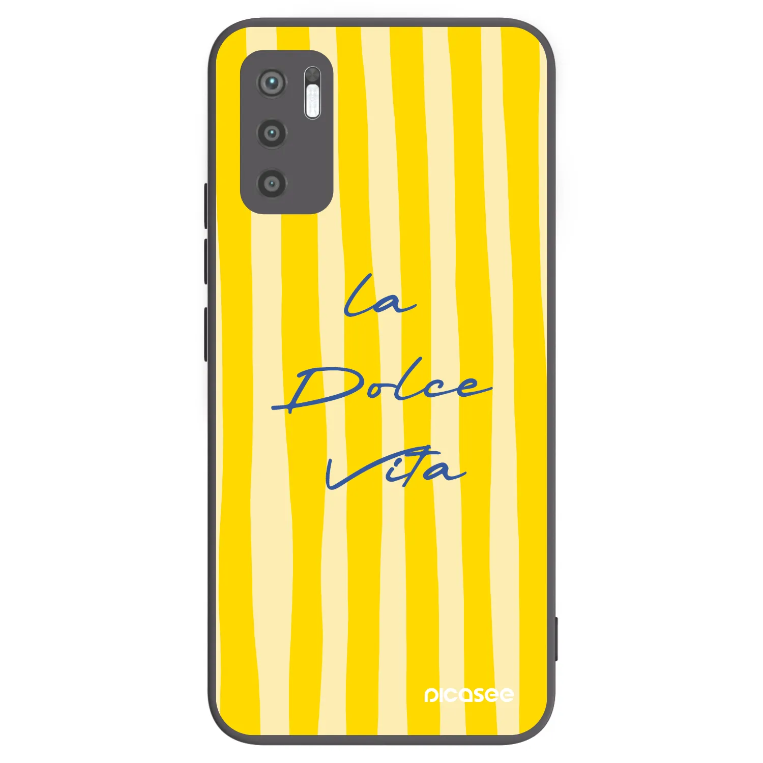 Picasee Xiaomi Redmi Note 10 5G Hülle - Schwarzes Silikon - Ladolcevita