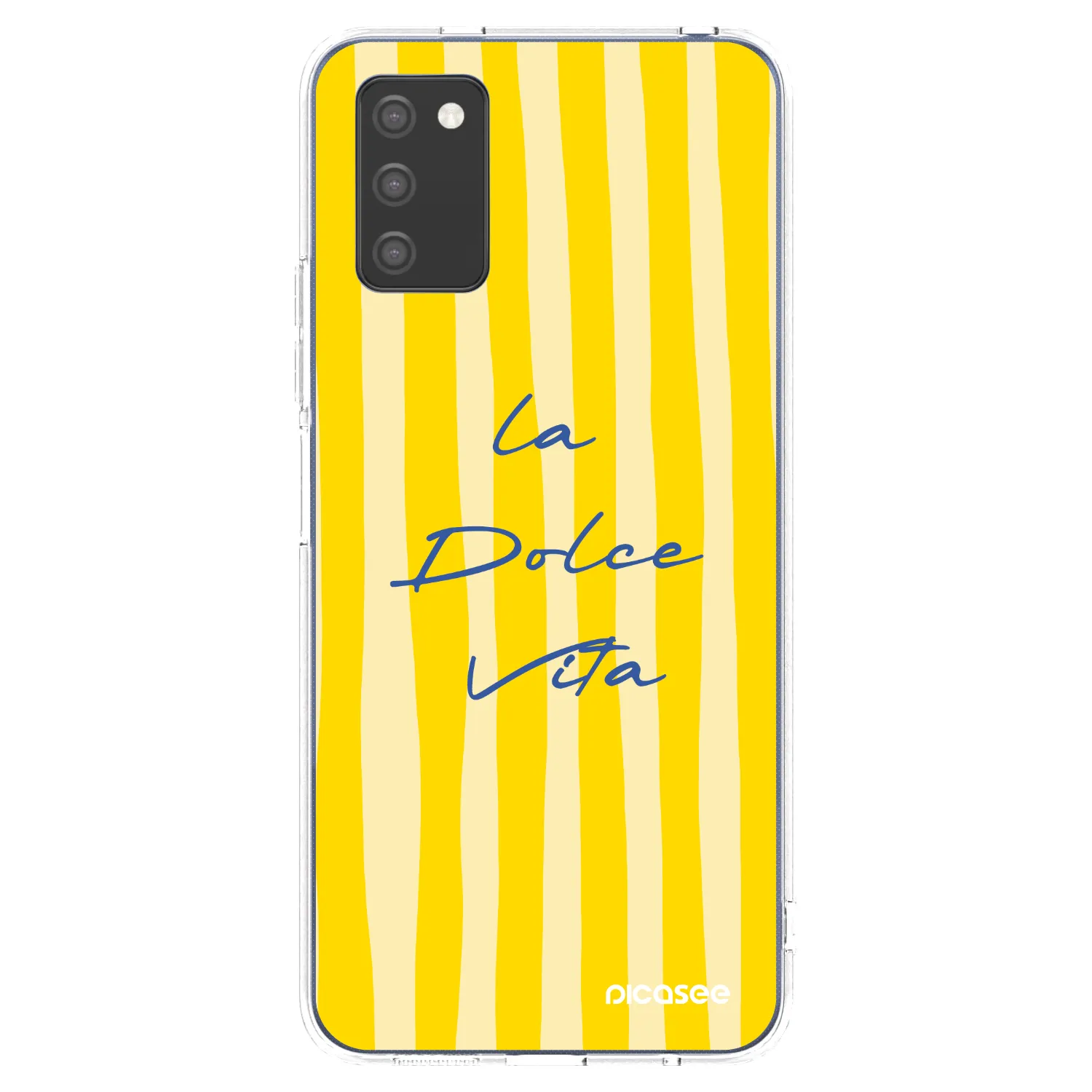 Picasee Samsung Galaxy A02s A025G Hülle - Transparentes Silikon - Ladolcevita