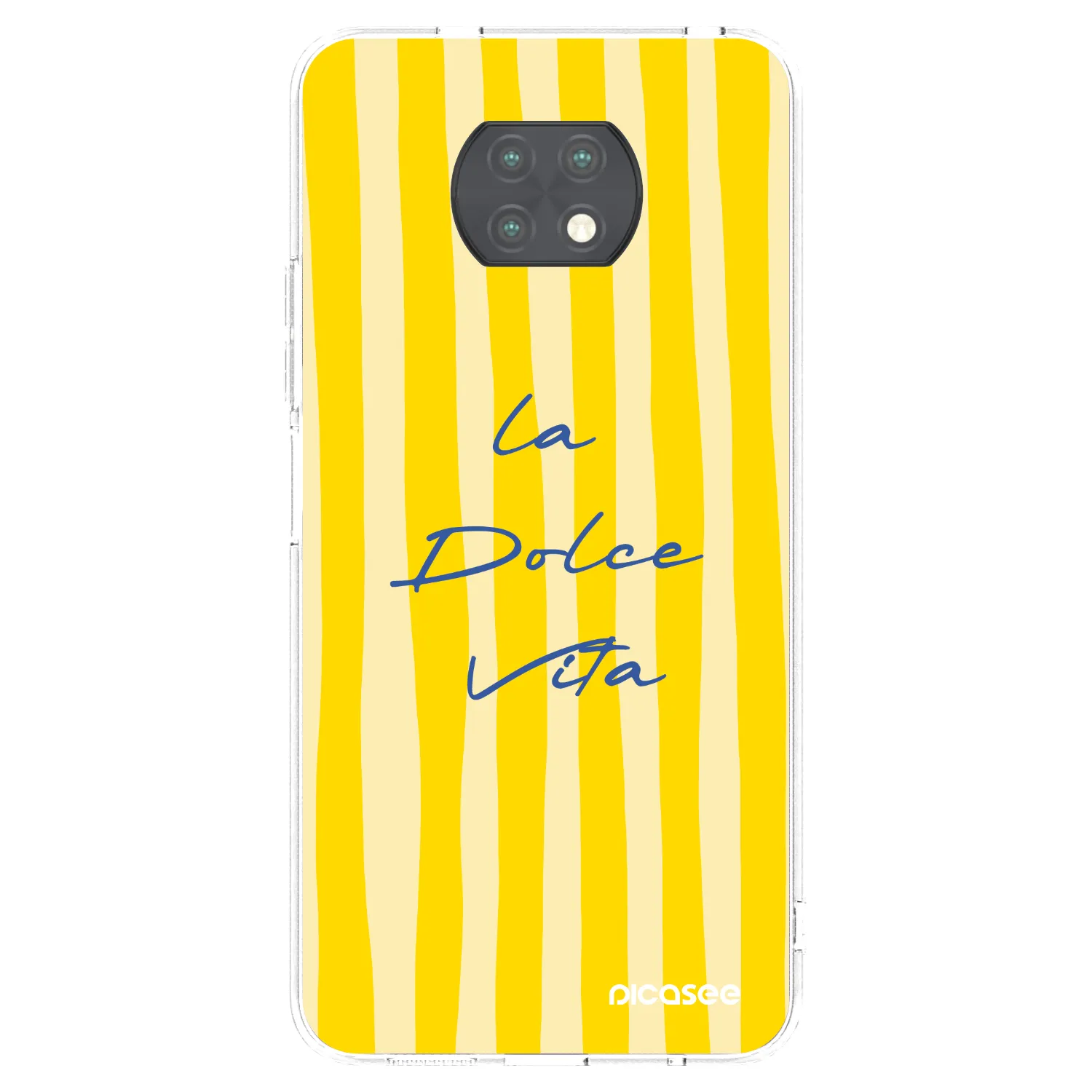 Picasee Xiaomi Redmi Note 9T Hülle - Transparentes Silikon - Ladolcevita