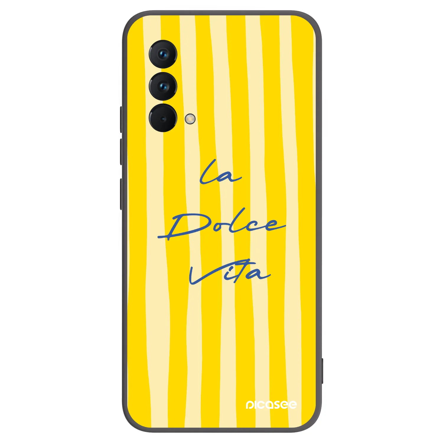 Picasee Realme GT Master Edition 5G Hülle - Schwarzes Silikon - Ladolcevita