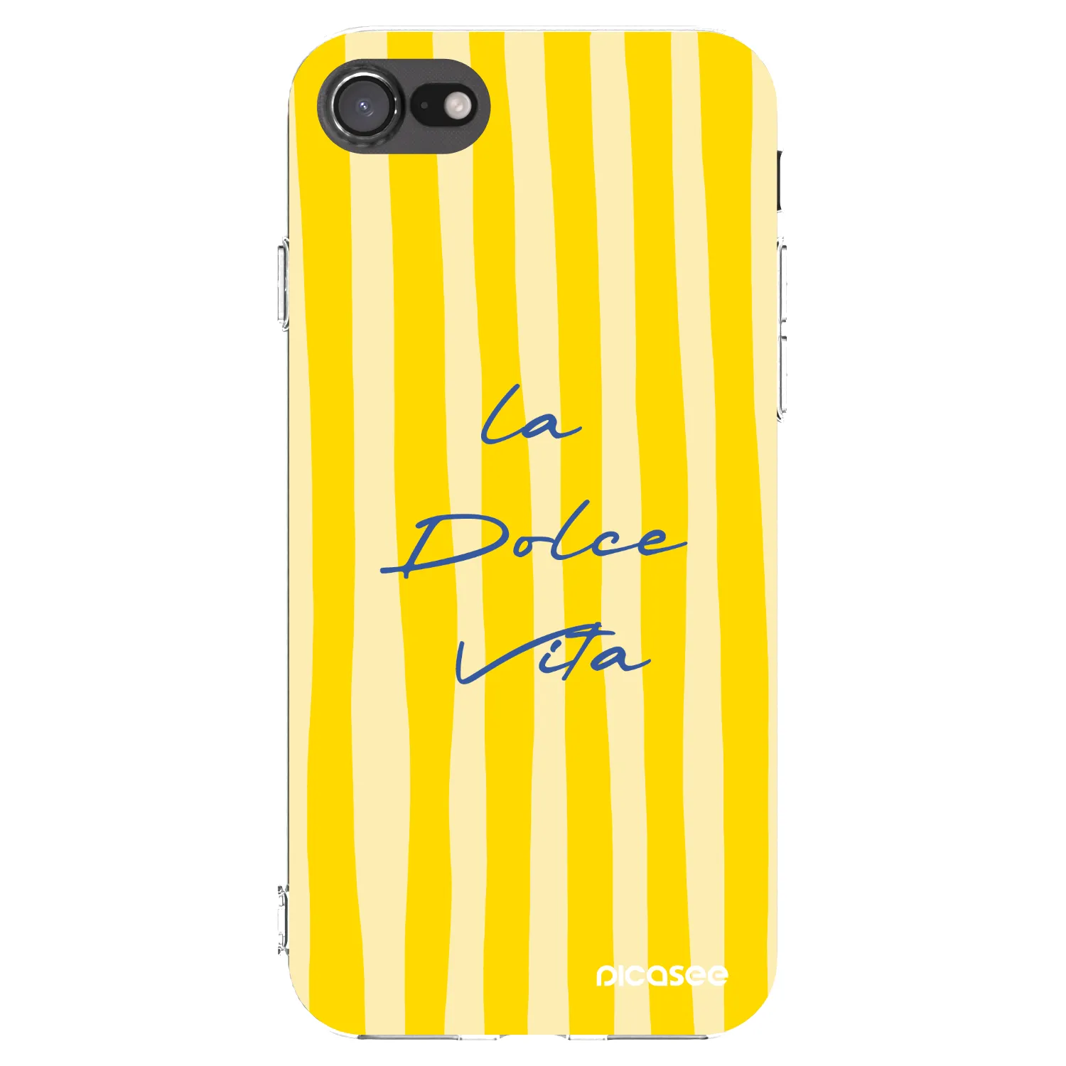 Picasee Apple iPhone SE 2022 Hülle - Transparentes Silikon - Ladolcevita