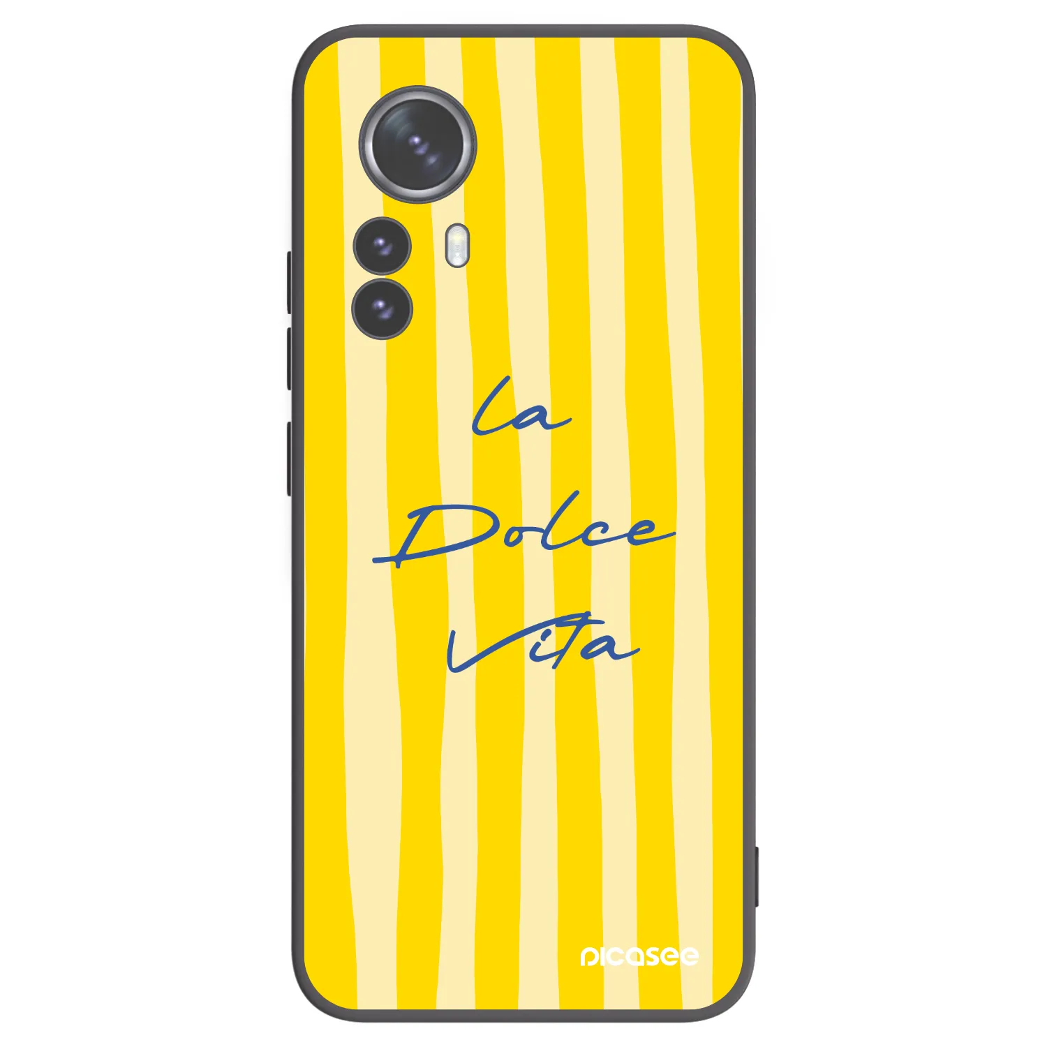 Picasee Xiaomi 12 Pro Hülle - Schwarzes Silikon - Ladolcevita