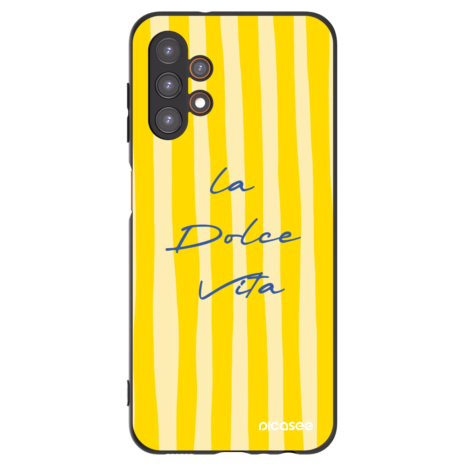 Picasee Samsung Galaxy A13 4G A135 Hülle - Schwarzes Silikon - Ladolcevita