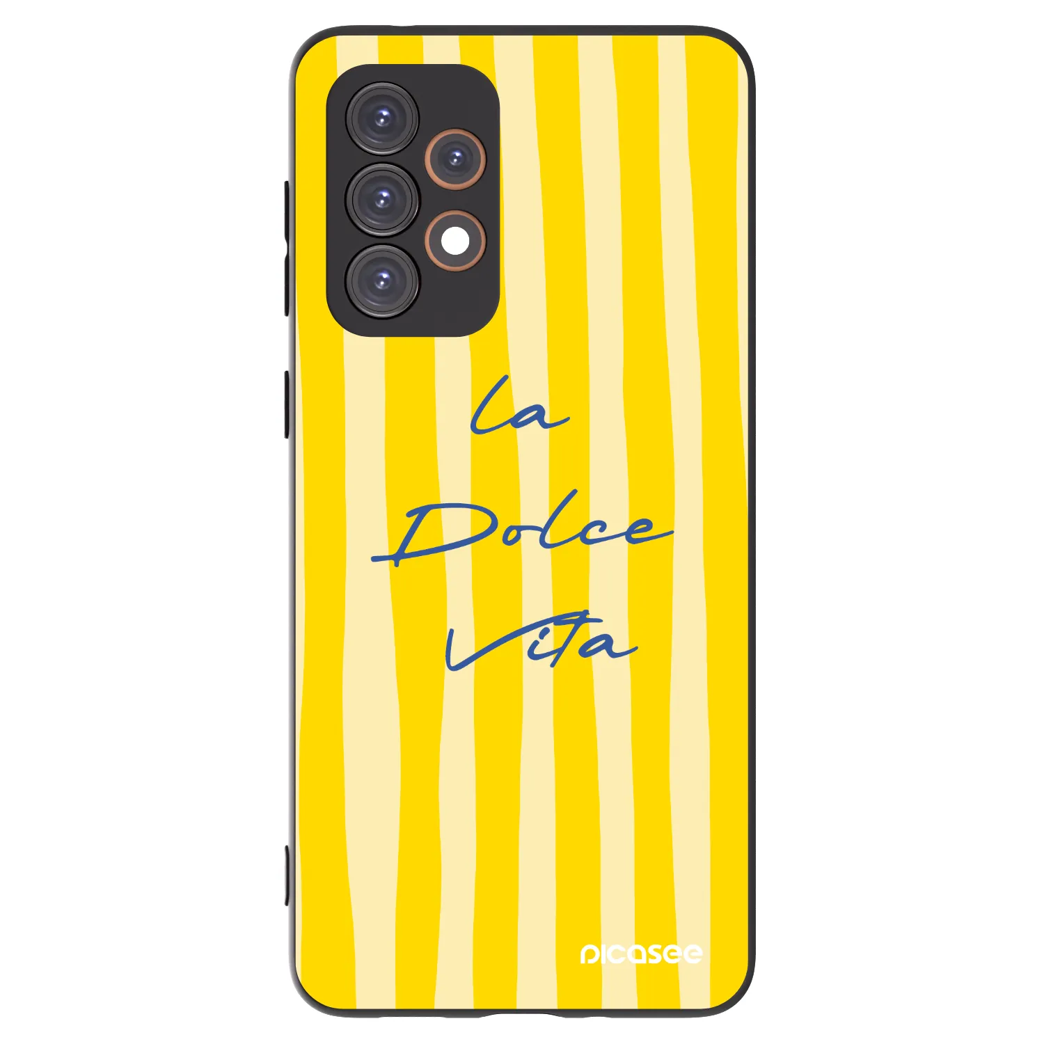 Picasee Samsung Galaxy A33 5G A336 Hülle - Schwarzes Silikon - Ladolcevita