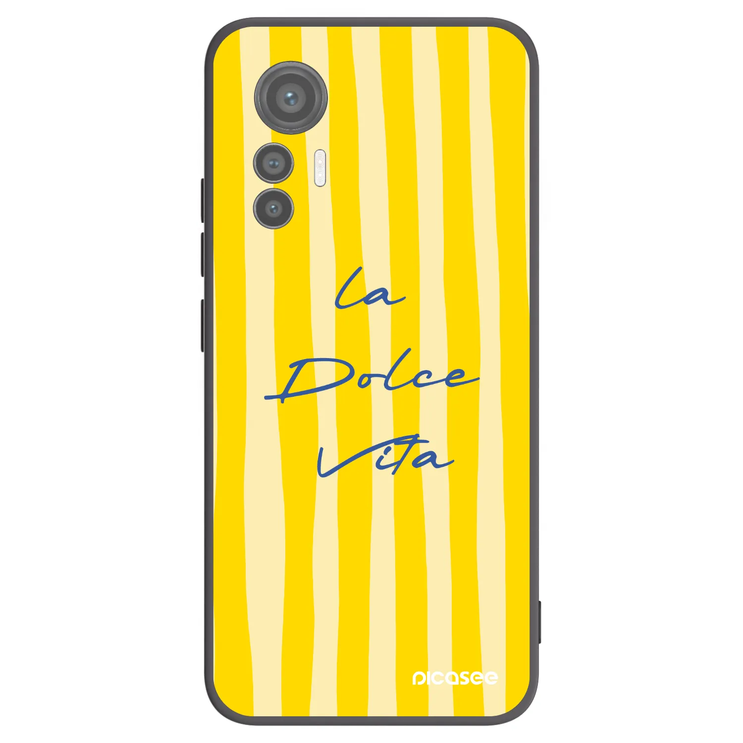Picasee Xiaomi 12 Lite Hülle - Schwarzes Silikon - Ladolcevita