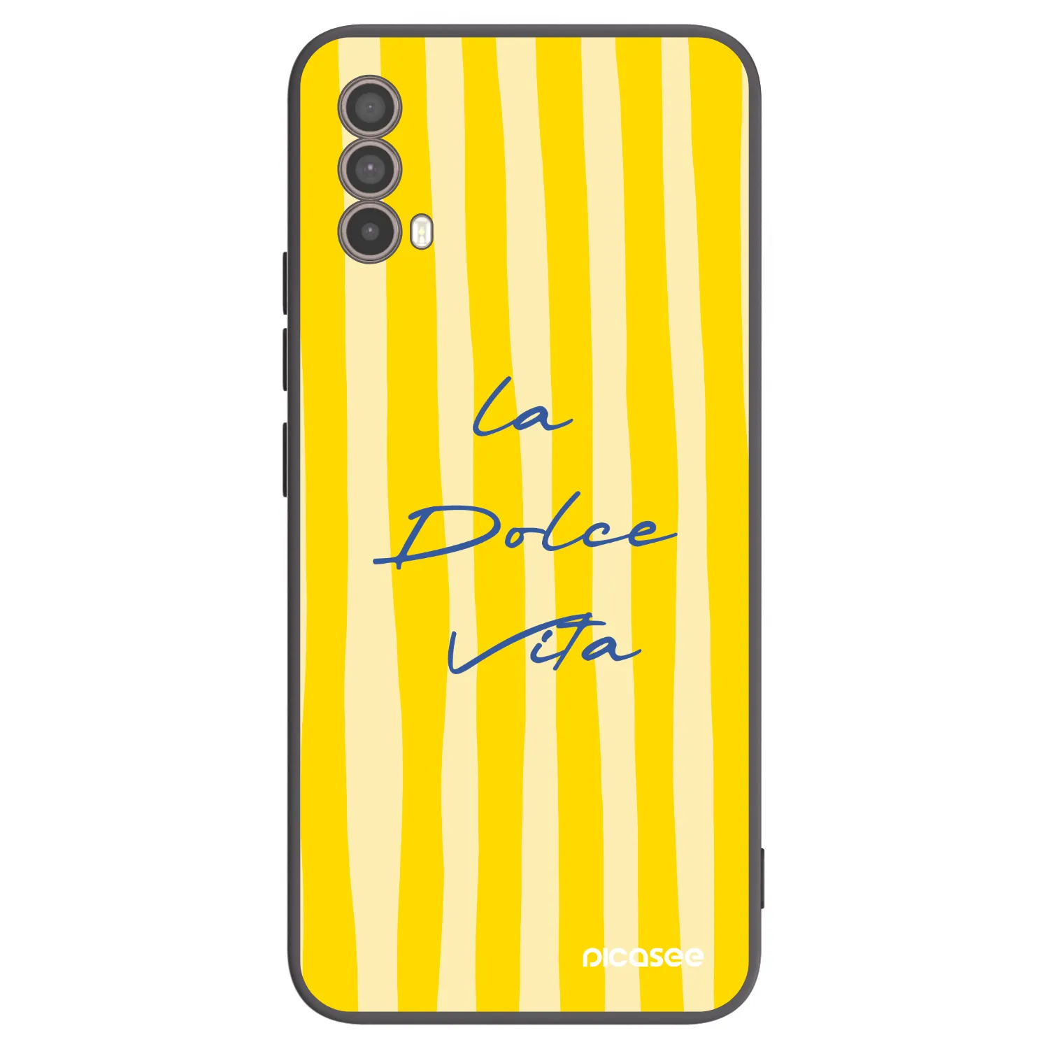 Picasee Motorola Moto E40 Hülle - Schwarzes Silikon - Ladolcevita