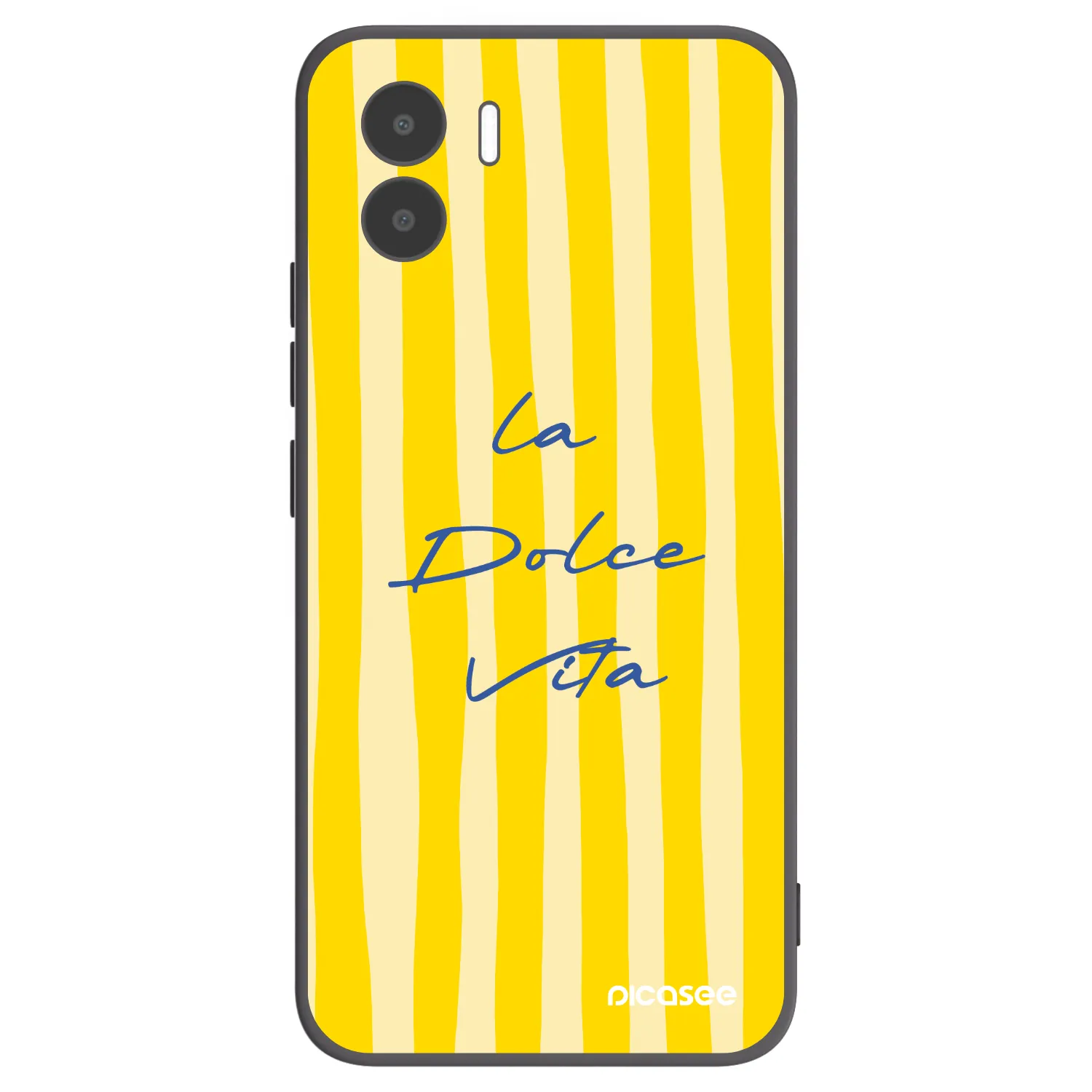 Picasee Xiaomi Redmi A1 Hülle - Schwarzes Silikon - Ladolcevita