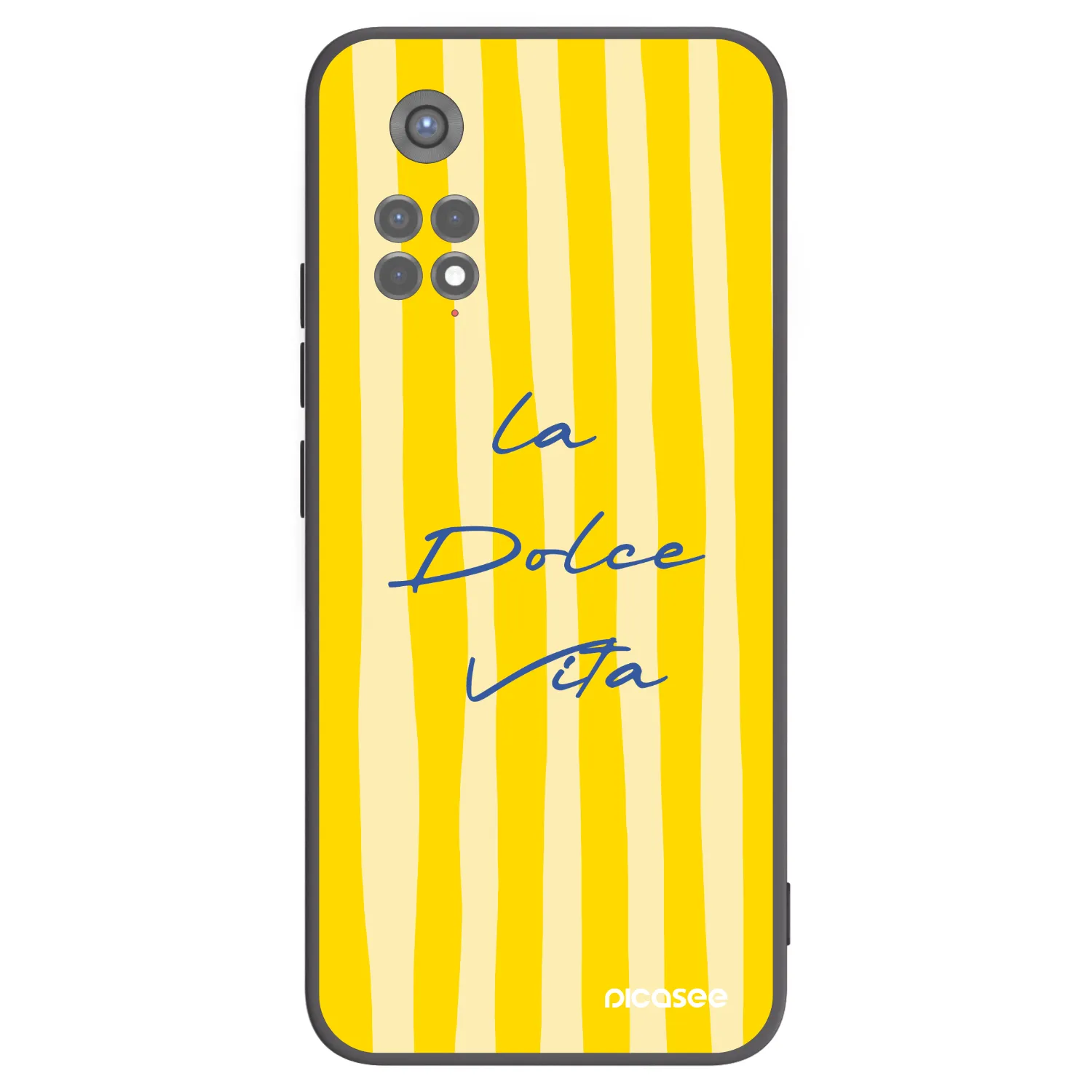 Picasee Xiaomi Redmi Note 11S 5G Hülle - Schwarzes Silikon - Ladolcevita