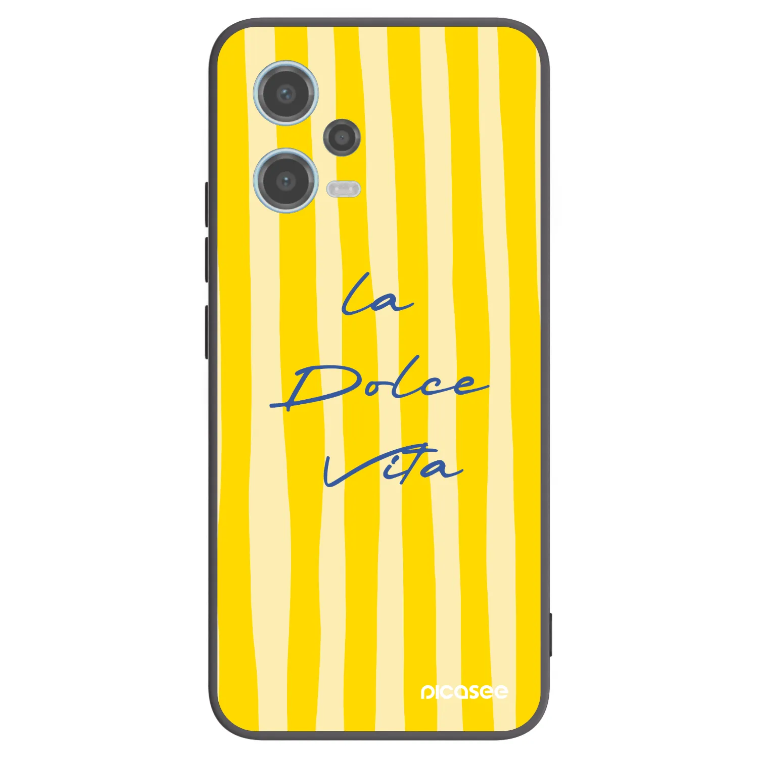 Picasee Xiaomi Redmi Note 12 5G Hülle - Schwarzes Silikon - Ladolcevita