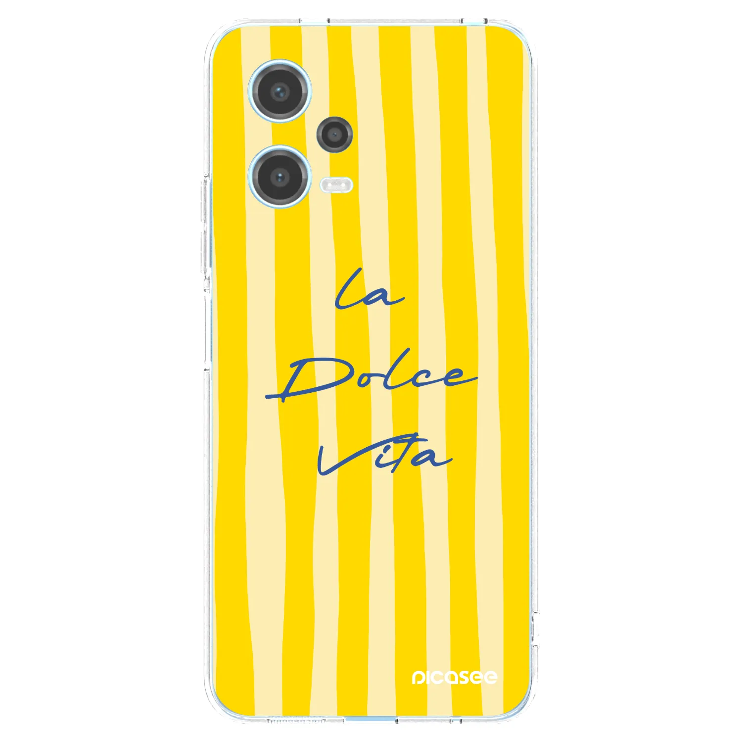 Picasee Xiaomi Redmi Note 12 5G Hülle - Transparentes Silikon - Ladolcevita