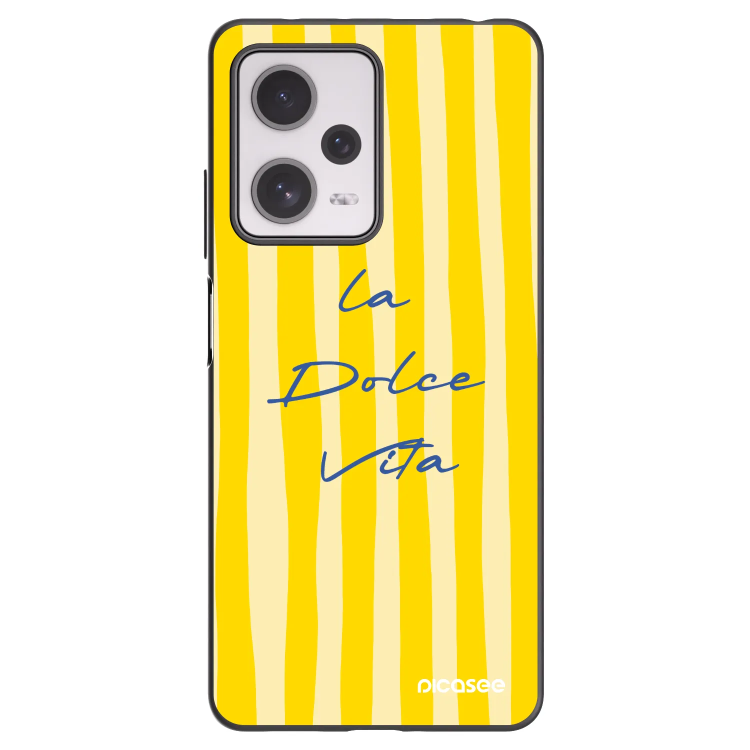 Picasee Xiaomi Redmi Note 12 Pro+ 5G Hülle - Schwarzes Silikon - Ladolcevita