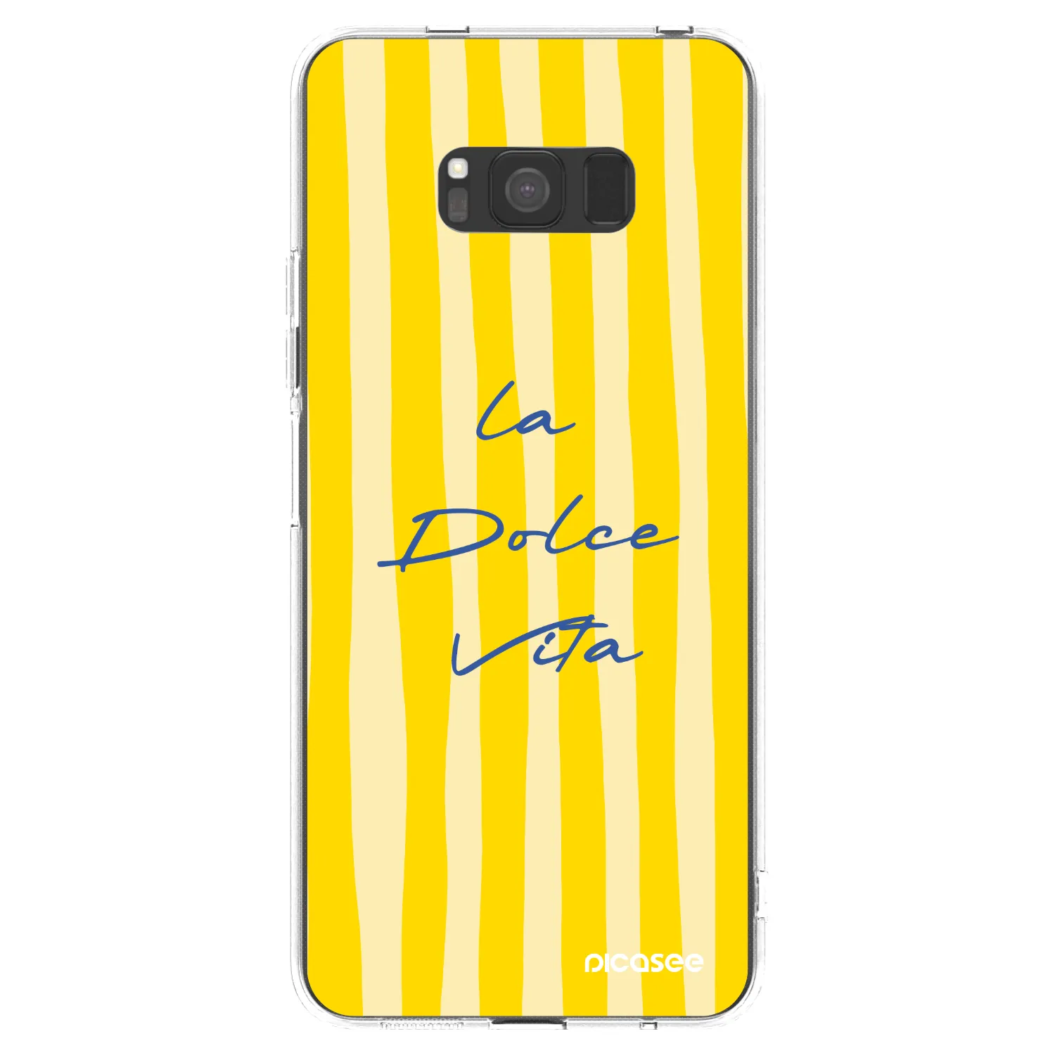 Picasee Samsung Galaxy S8 G950F Hülle - Transparentes Silikon - Ladolcevita