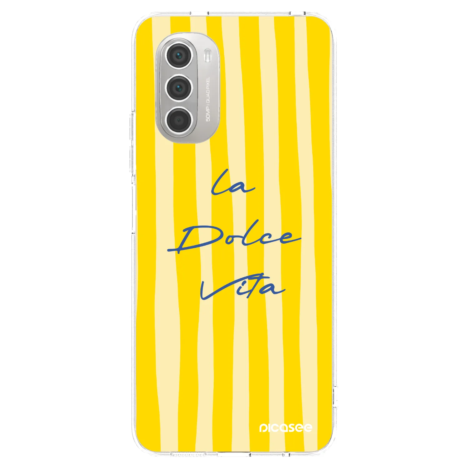 Picasee Motorola Moto G51 Hülle - Transparentes Silikon - Ladolcevita