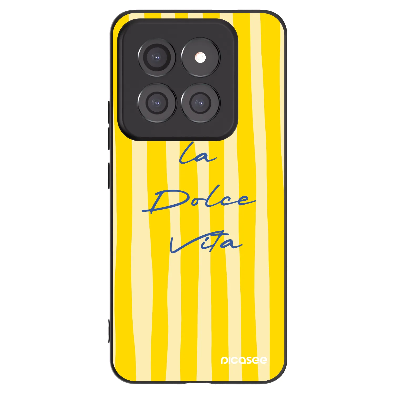 Picasee Xiaomi 14 Pro Hülle - Schwarzes Silikon - Ladolcevita
