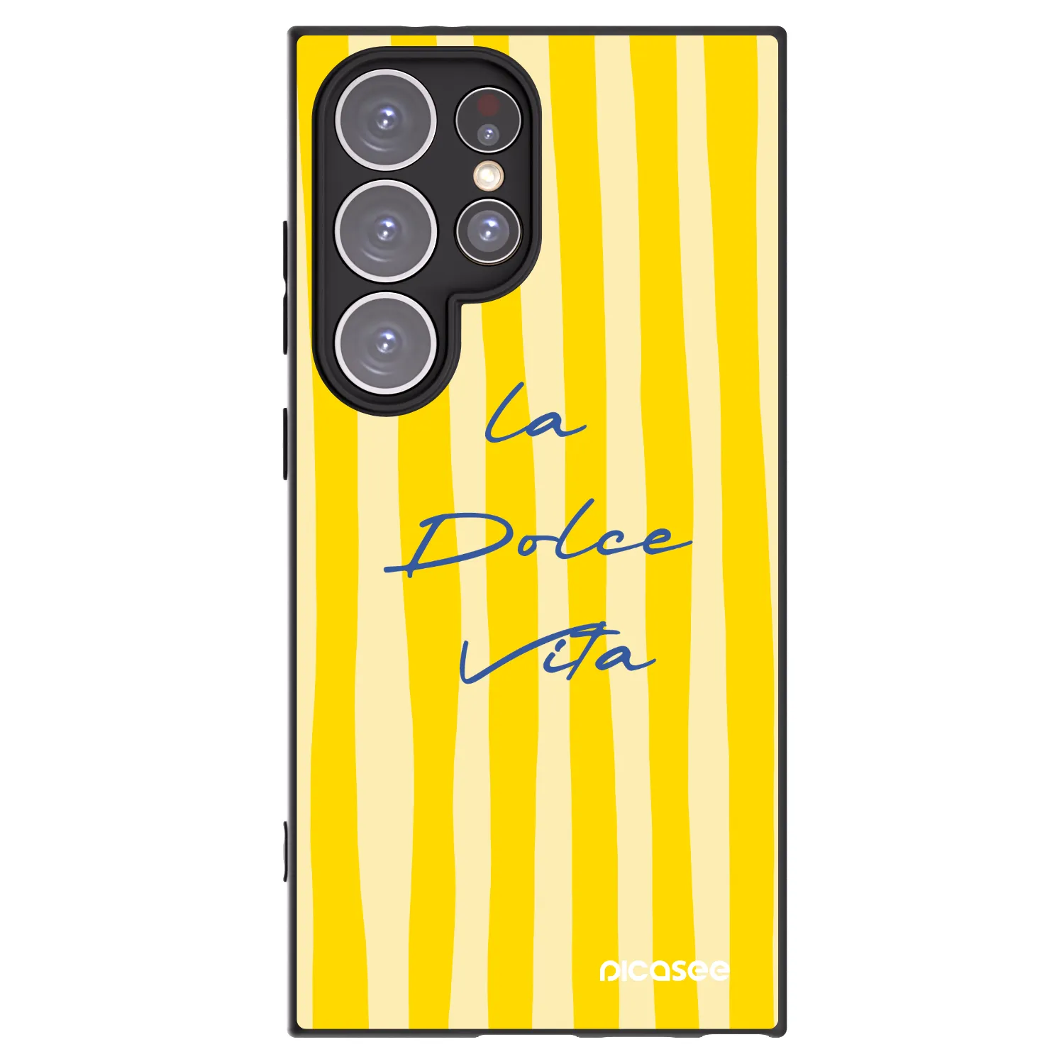 Picasee Samsung Galaxy S24 Ultra S928B 5G Hülle - Schwarzes Silikon - Ladolcevita