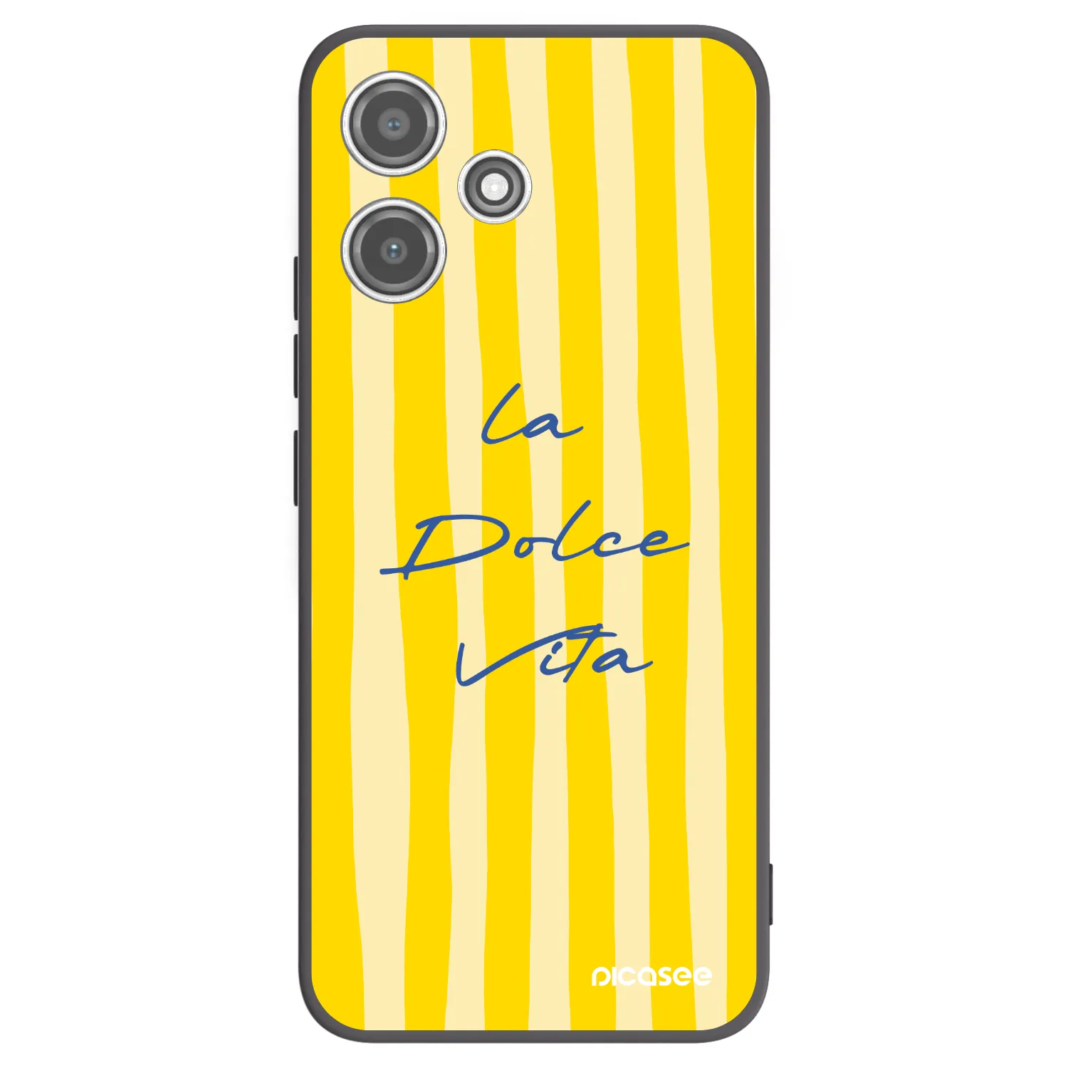 Picasee Xiaomi Redmi 12 5G Hülle - Schwarzes Silikon - Ladolcevita