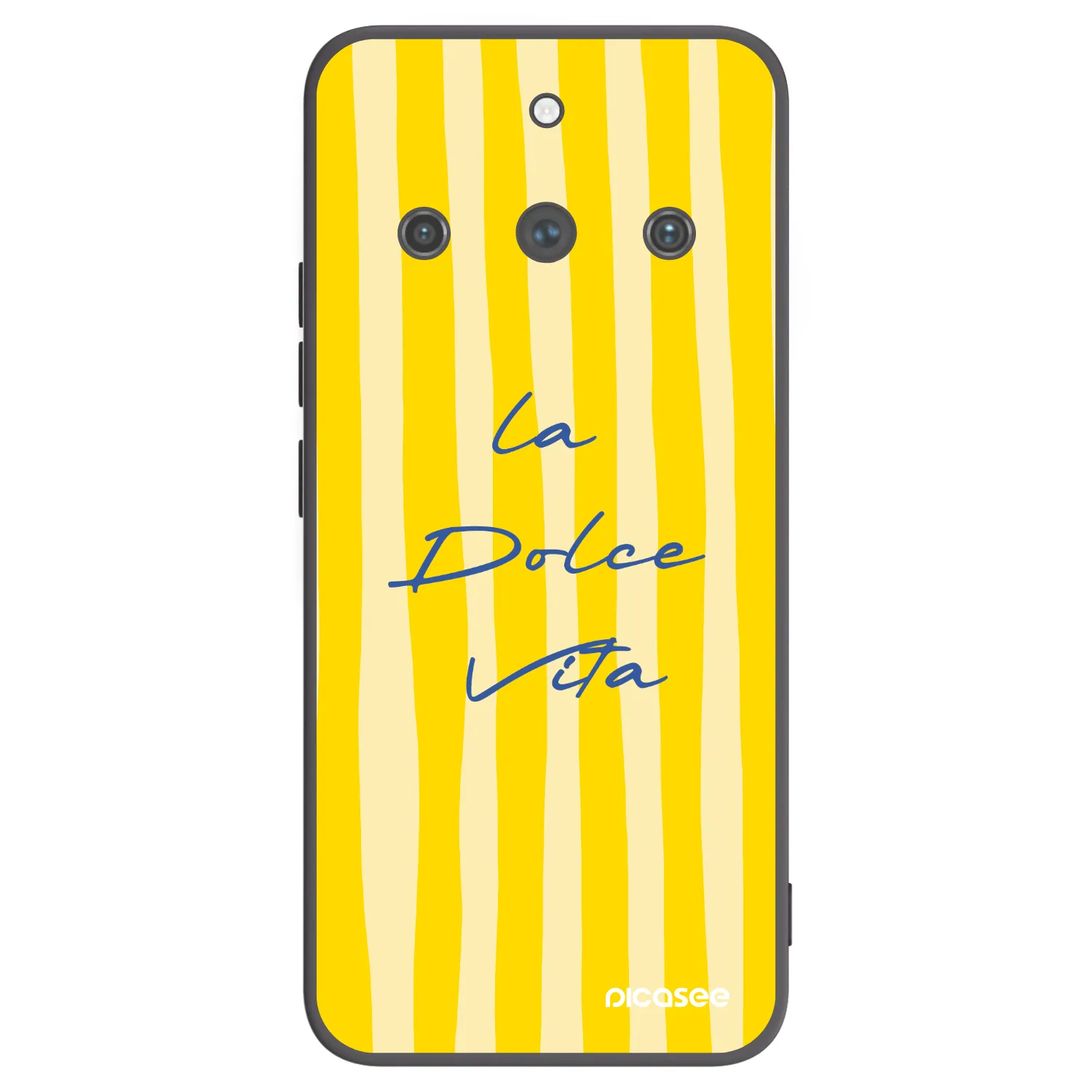 Picasee Realme 11 Pro+ Hülle - Schwarzes Silikon - Ladolcevita