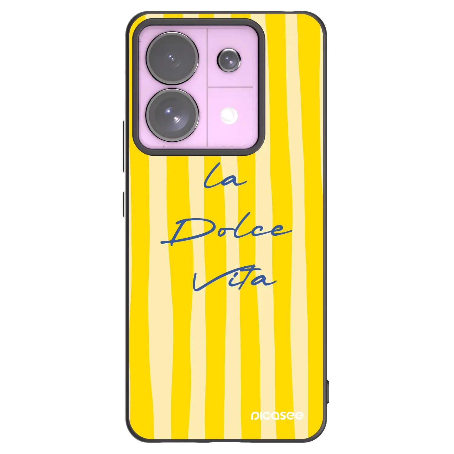 Picasee Xiaomi Redmi Note 13 Pro 5G Hülle - Schwarzes Silikon - Ladolcevita