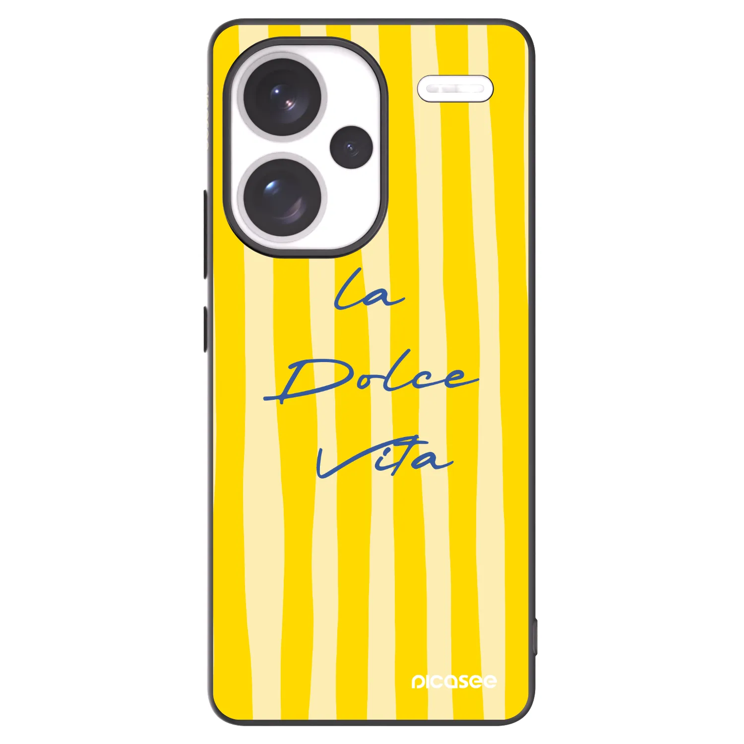 Picasee Xiaomi Redmi Note 13 Pro+ 5G Hülle - Schwarzes Silikon - Ladolcevita