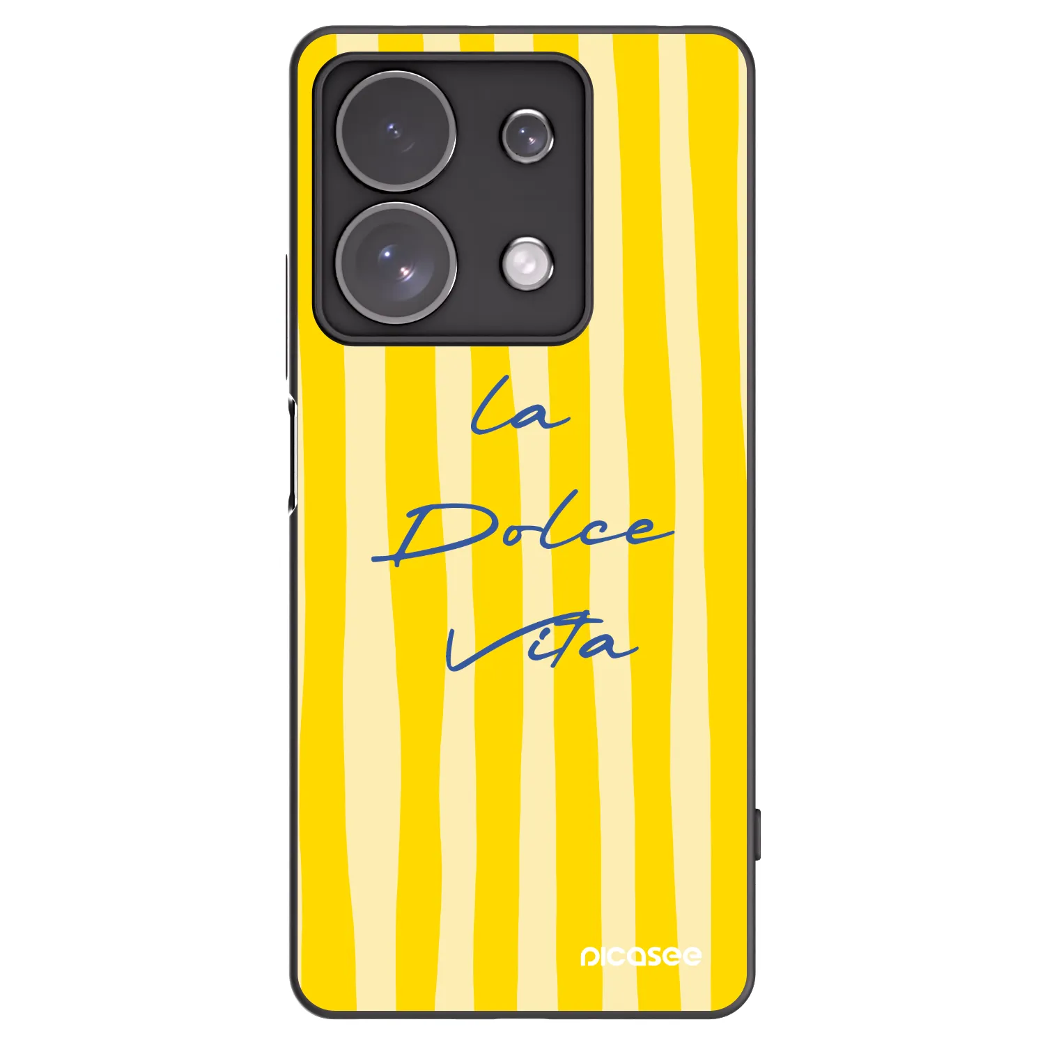 Picasee Xiaomi Redmi Note 13 Pro 4G Hülle - Schwarzes Silikon - Ladolcevita