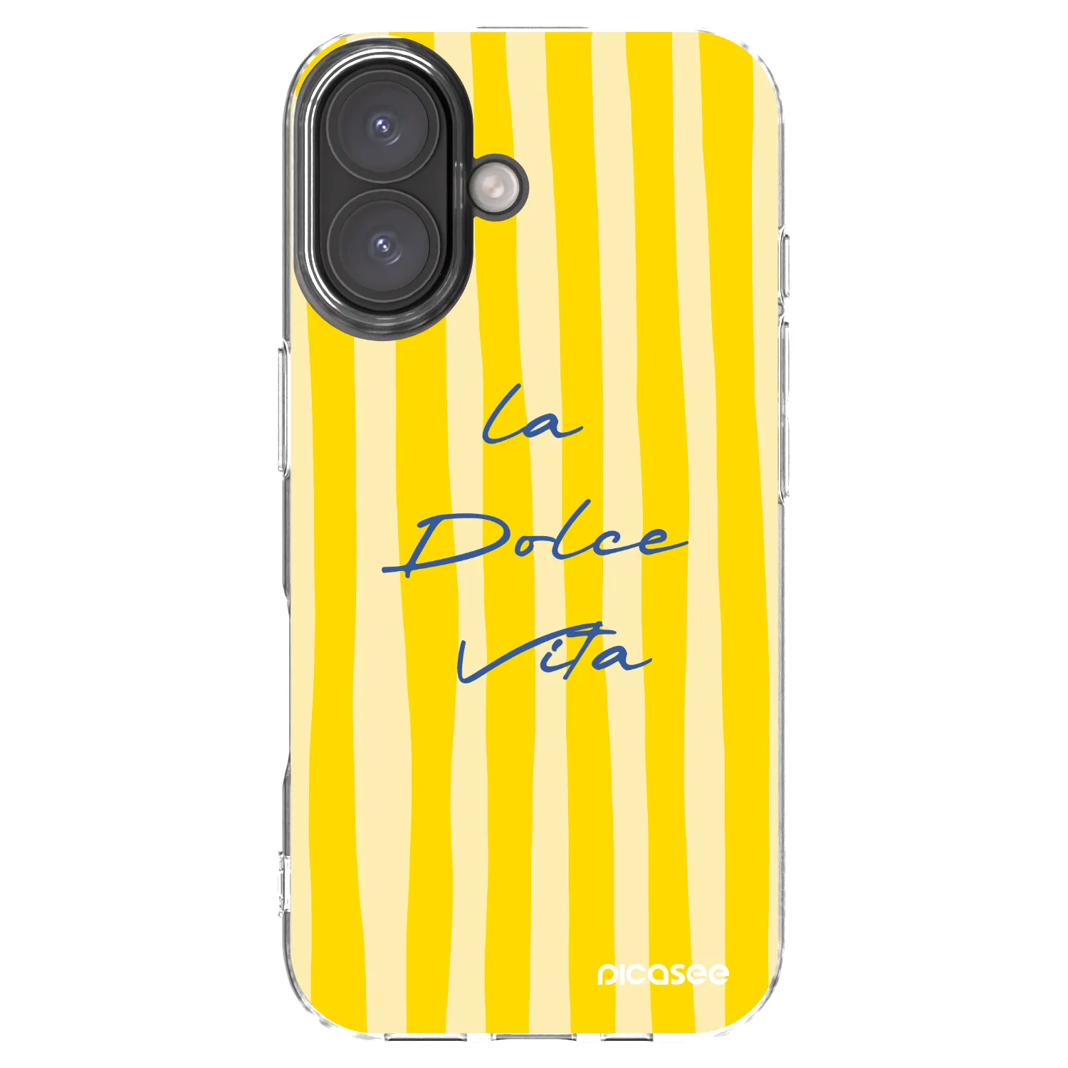 Picasee Apple iPhone 16 Hülle - Transparentes Silikon - Ladolcevita
