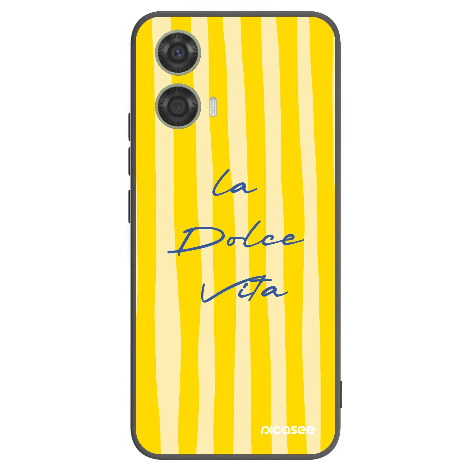 Picasee Motorola Moto G24 Hülle - Schwarzes Silikon - Ladolcevita