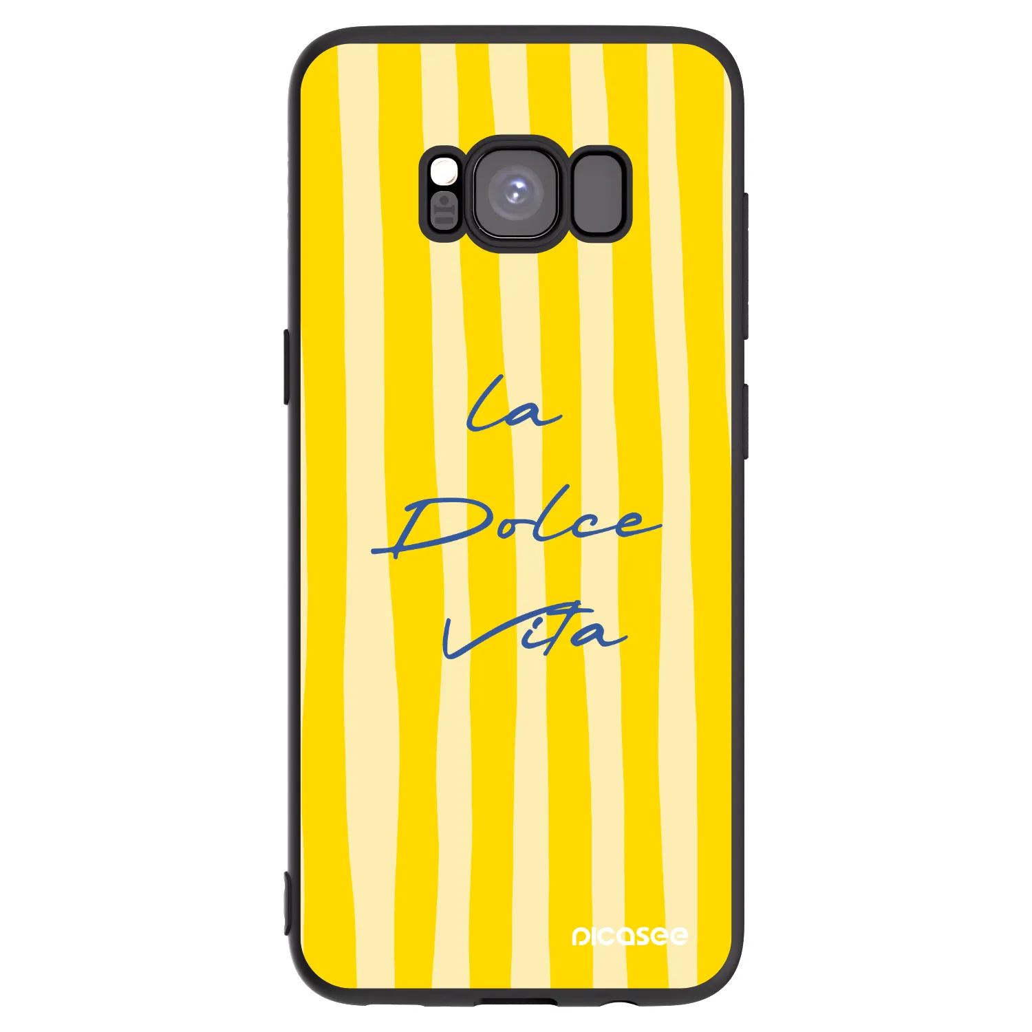 Picasee Samsung Galaxy S8 G950F Hülle - Schwarzes Silikon - Ladolcevita